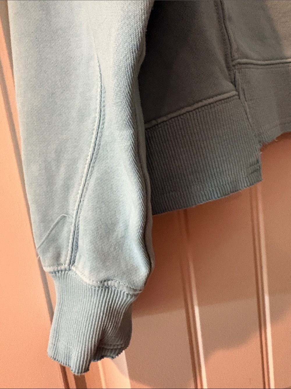 Light Blue Crewneck Sweatshirt by Free People- NWT - Picture 3 of 6
